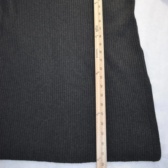 Anthropologie Tunic Sweater Sz M Merino Wool Neutral Lagenlook Minimalist Soft - Picture 11 of 14